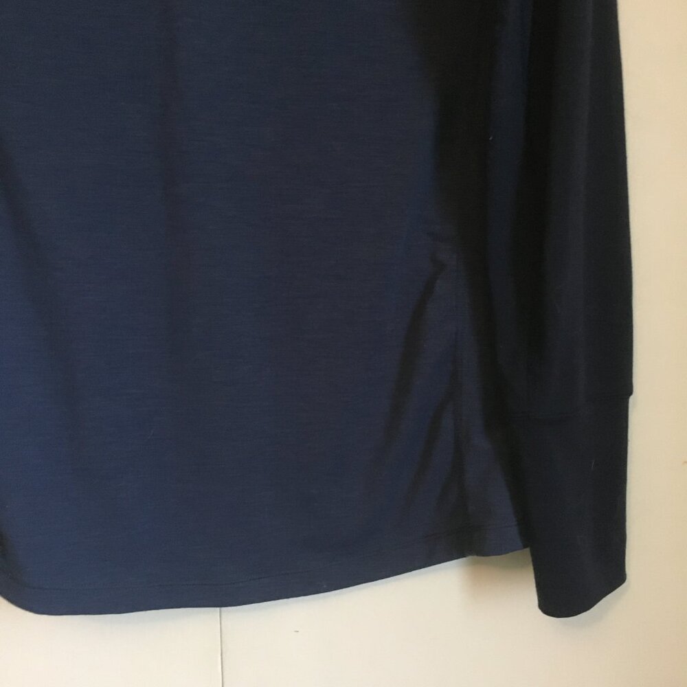 Paradox Merino Wool Blend 1/4 Zip Athletic Top Navy DRIrelease - Picture 8 of 16